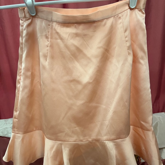 Peach Ruffled Skirt - Picture 3 of 3
